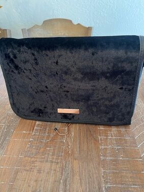 Black Velvet Cosmetic Bag by Isabella Scott